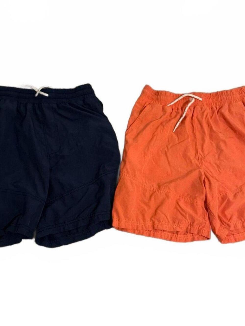 OshKosh B'gosh Boys Lot of 2 Navy and Orange Casual Shorts 14 (XL)